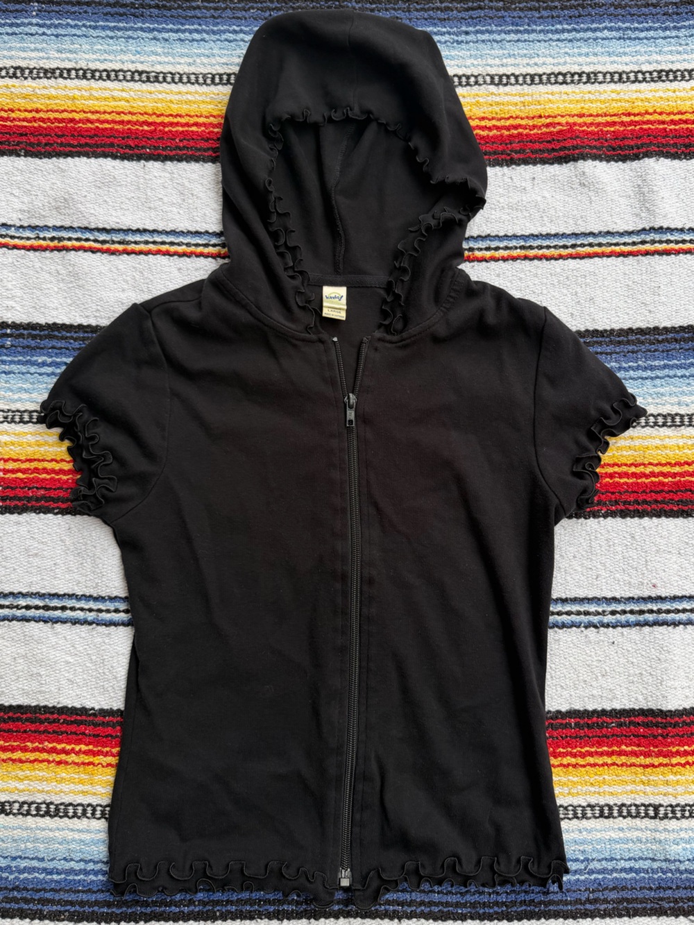 Kavio Y2K Zip Up Hooded Tee